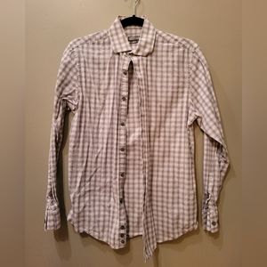Men's Kenneth Cole Reaction lavender plaid dress shirt